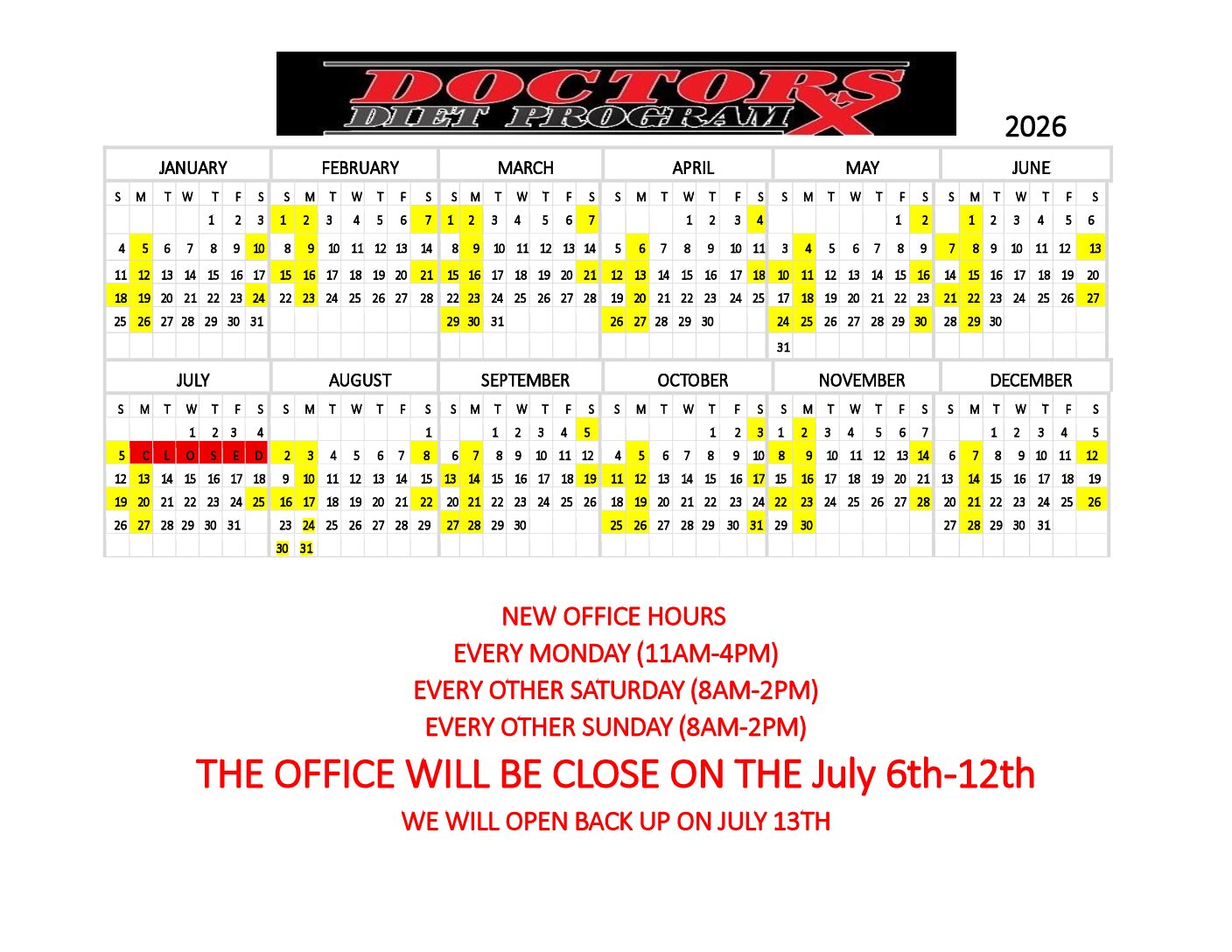 new hours updated calendar (1)